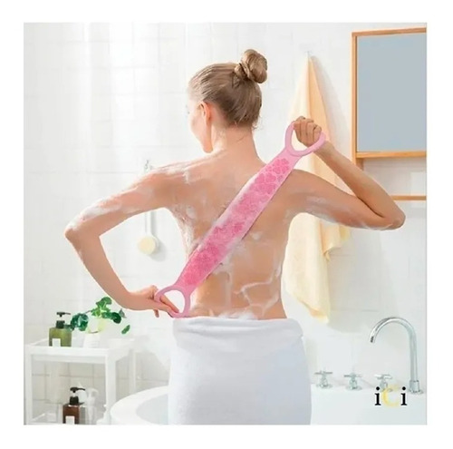 Imagen 4 de 9 de Esponja Silicona Baño Masaje Exfoliante Cepillo Espalda