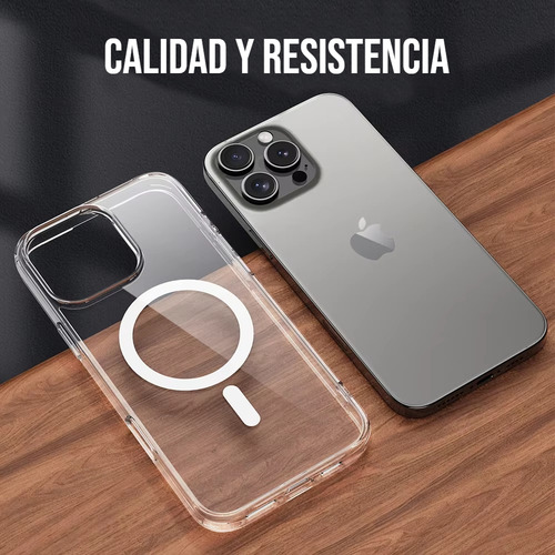 Funda Iphone 16 Pro Max Magnética Macsafe Transparente Iphone 16 Pro Max