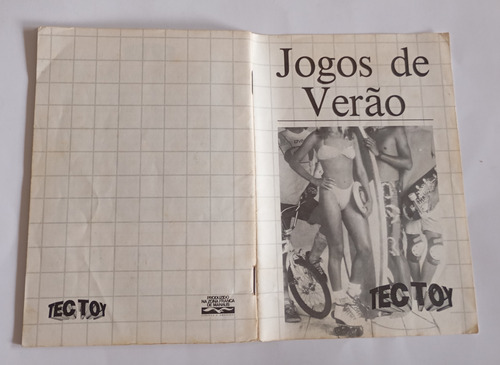 Manual Do Jogo Jogos De Verão Master System Tec Toy (Usado)