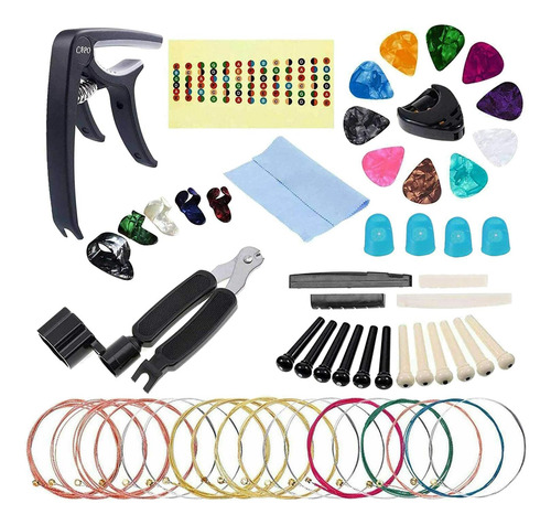 Kit De Accesorios Para Guitarra 41 Piezas Incluyendo Juego