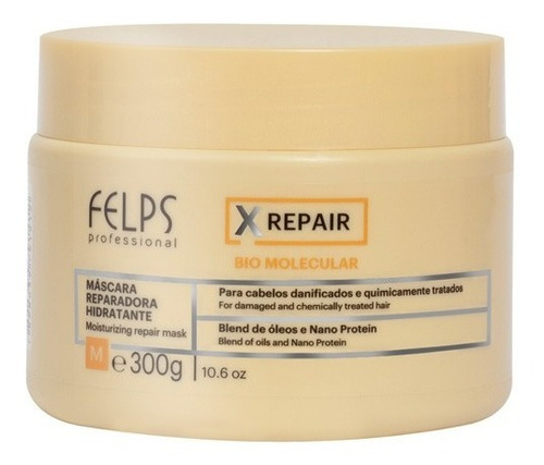 Felps Máscara Xrepair Bio Molecular 300g + Brinde