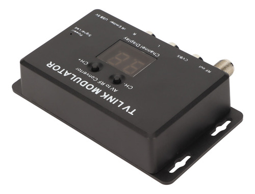 Convertidor Av A Rf, Modulador De Enlace De Tv, Compatible C