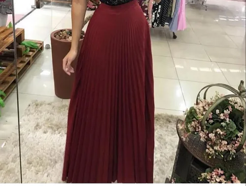 Saia longa best sale primavera verao 2019