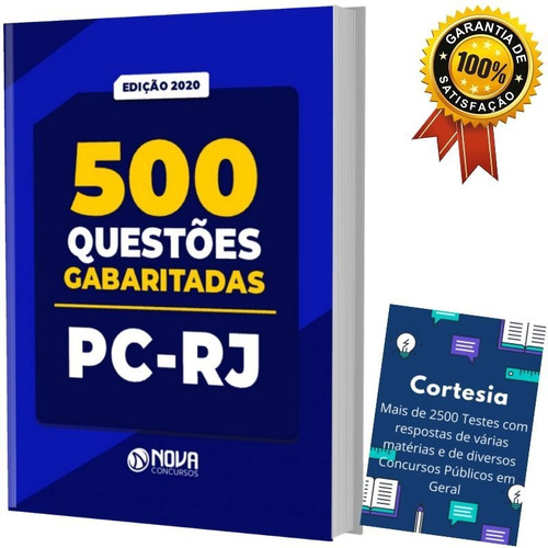 Caderno De Questões Pc Rj - Polícia Civil Do Rio De Janeiro