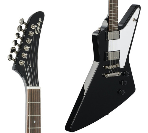 Guitarra Electrica EpiPhone Explorer Ebony Negra