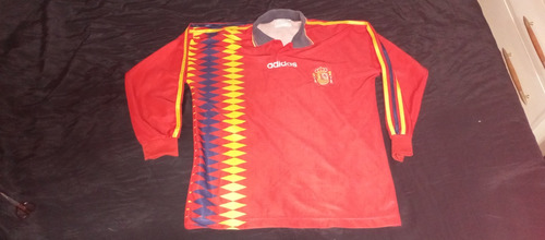 Camiseta Deportivo Español Manga Larga! adidas! Año 94/95