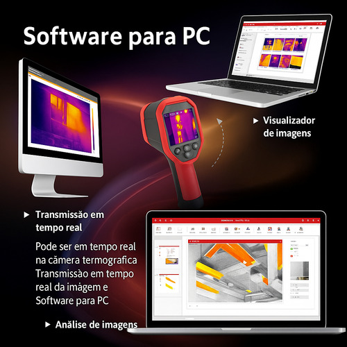 Câmera Infravermelha Térmica Temperatura Uni-t Uti320e