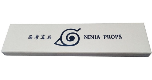 Imagen 3 de 4 de Kunai Naruto Asuma Dorado O Negro Plástico