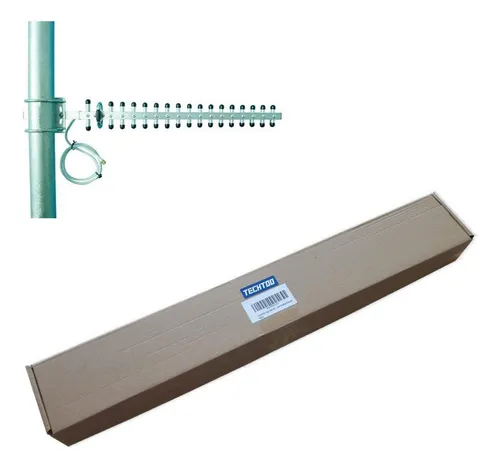 Techtoo Antena Direccional Yagi Wifi De 2,4 Ghz Y 18 Dbi De