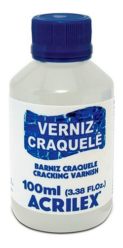 Barniz Craquele Acrilex, interno y externo, brillante