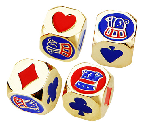 Liars Dice Game, Dados De Póquer A Granel, 4 Unidades