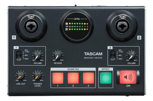 Interfaz De Audio Usb Tascam Us-42b Ministudio Creator (u...