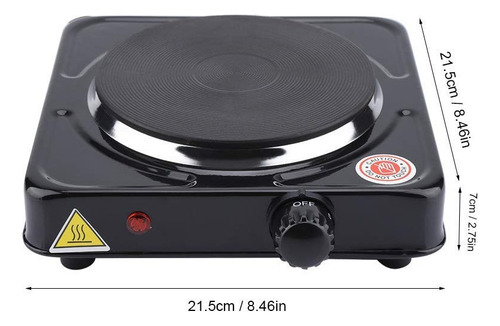 Cocina Cocinilla Eléctrica 1 Plato Encimera De 1000w 220v.