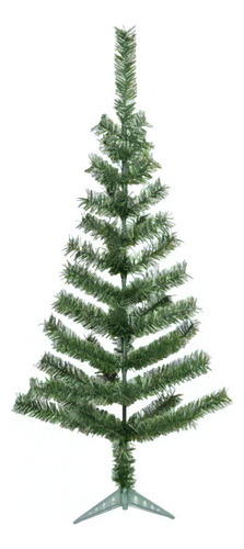 Árbol De Navidad Vesubio Blanco-verde 1,20cm Navideño Fabesa Color Verde