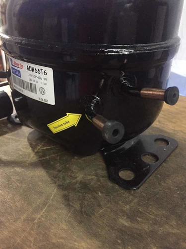 Imagen 2 de 5 de Compresor Para Neveras Marca Liberty De 1/4 Hp 115v