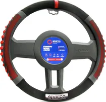 Comprar Forro De Timon Sparco C\u002F Masajeador Y Antitranspirante Rojo