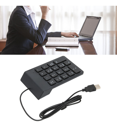 Mini Teclado Numérico Usb De 18 Teclas Adecuado Para Pc