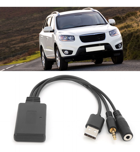 Cable De Audio Bluetooth Y Adaptador Auxiliar