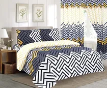 Comprar Juego De Sabanas Estampadas+ Cortinas Estampadas 