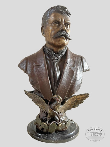 Escultura En Bronce Emiliano Zapata Autor Paco Ramírez 