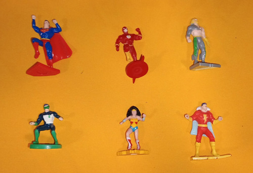Liga De La Justicia Ricolino Coleccion Completa 6 Figuras (Usado)
