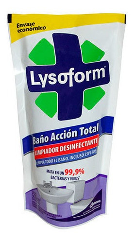 Imagen 1 de 1 de Lysoform Baño Acción Total - Doypack 500 500 Ml