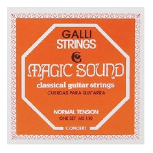 Imagen 1 de 5 de Cuerdas Guitarra Clasica Magic Gallistrings Tension Normal