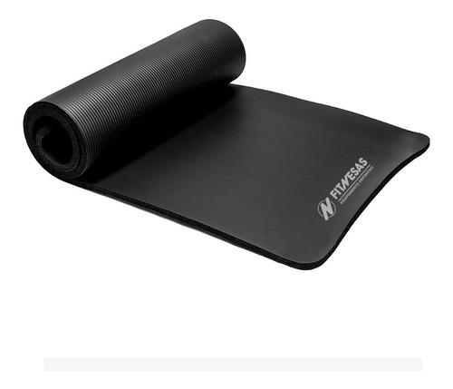 Imagen 1 de 6 de Colchoneta Yoga Mat Fitnesas Fitness Pilates Enrollable 10mm