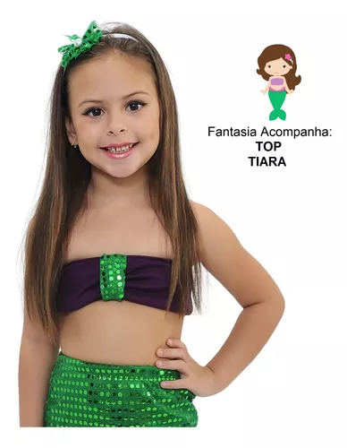 Fantasia Sereia Crianca com Preços Incríveis no Shoptime