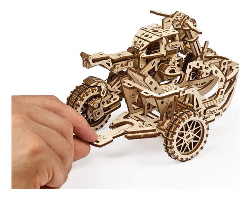 Rompecabezas 3d De Motocicleta Con Sidecar Ugr10 Kits ...