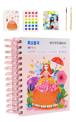 Dress Up Sticker Book Girls Diy Princess Create Designs Para