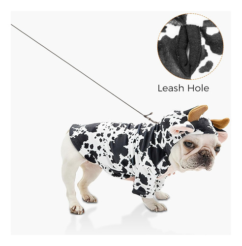 Disfraz Para Perro Delifur De Vaca, Talle M