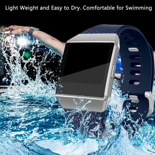 Imagen 5 de 6 de 3 Mallas Para Reloj Fitbit Ionic / Talle Large