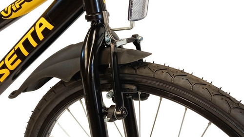 Bicicleta Infantil Nene Musetta Viper Rodado 24 F V-brake Negro