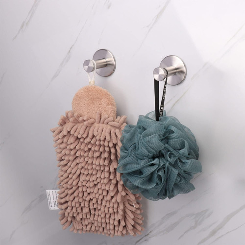 Ganchos Autoadhesivos Para Toallas De Baño, Paquete De 6