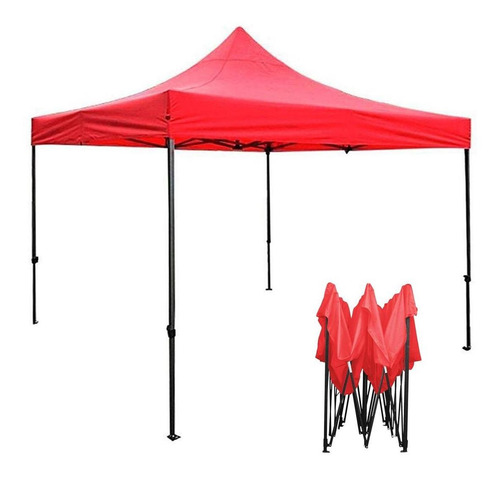 Carpa Toldo 3 X 3 Plegable Impermeable Jardin Tianguis Lona