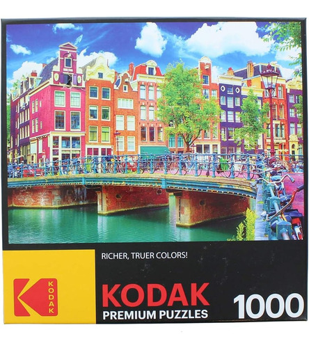 Kodak Premium Puzzle De 1000 Piezas - Coloridos Edificios Fr
