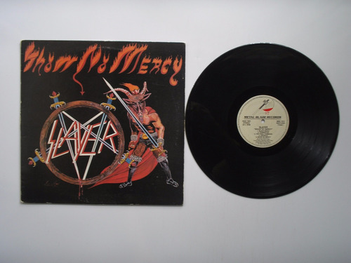 Lp Vinilo Slayer Show No Mercy Metal Blade Rec Prin2 Usa1983