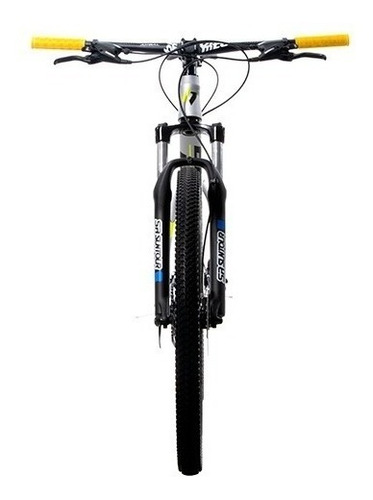 Imagen 4 de 5 de Mountain bike Belfort Bikes Coatl XCE 2022 R27.5 7v cambios Shimano M315-TS y Shimano Tourney TX800 color gris/amarillo