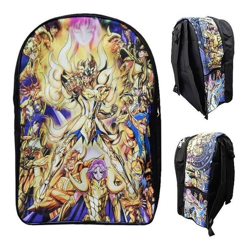 Caballeros Del Zodiaco Mochila Backpack Athena 12 Dorados