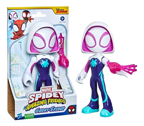 Figura de acción Marvel Spidey And His Amazing Friends Ghost Spider +3