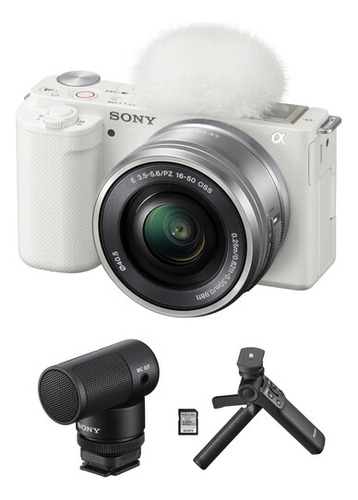 Cámara Sony Zv-e10 Mirrorless Con Lente 16-50mm Y Kit Acces