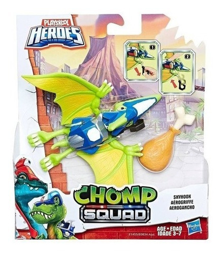 Chomp Squad Aerogancho/grua Rex E0834 My Toys