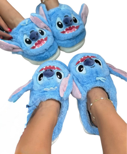 Pantuflas Personaje Stitch Importadas, Excelente Calidad