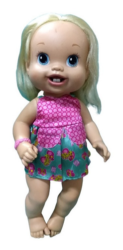 Boneca Baby Alive 2010 Loira Meus 1ºs. Dentinho (198) (Usado)