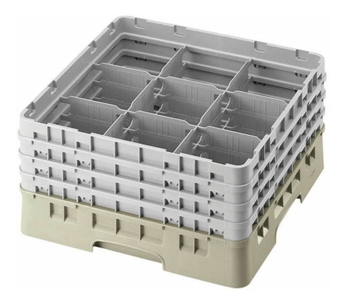 Canasto Rack Para Lavavajillas Cambro 9 Compartimentos 14.9x