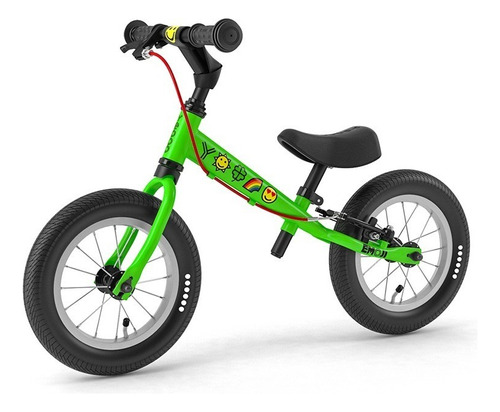 Bicicleta Aprendizaje Sin Pedales Yedoo Tootoo Emoji Aro 12 Color Green
