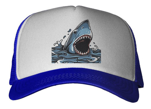 Gorra Shark On The Sea Tiburon En El Mar