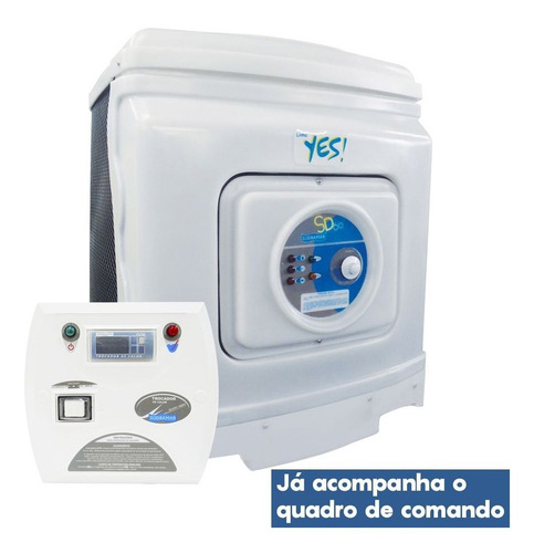 Trocador De Calor Aquecimento Piscina Sd25 Painel Digital