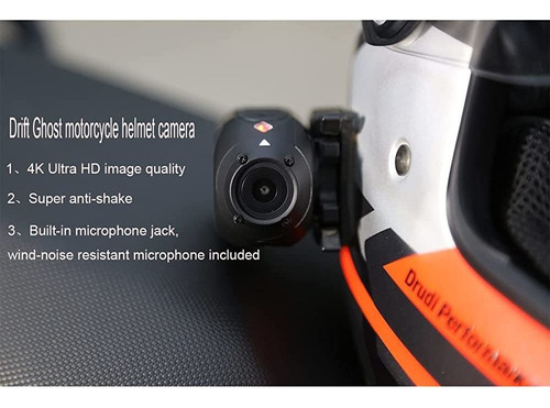 Cámara De Acción Drift Ghost 4k + Wifi, Cámara De Casco De M